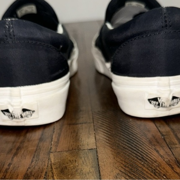 Vans Embroidered Tiger and Floral  Slip-On  Black Nylon Shoes Sneakers size 8 - Picture 10 of 16